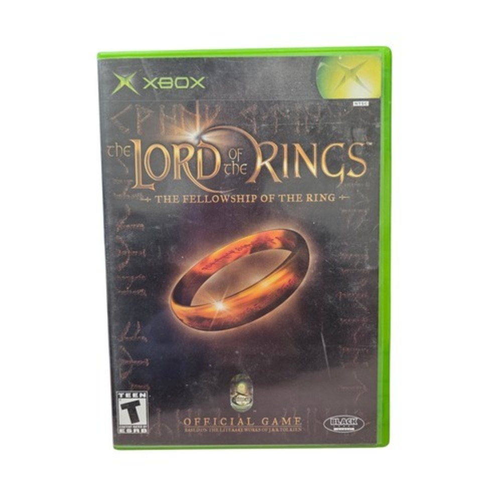 2002 Black Label Lord of the Rings The Fellowship of the Ring Microsoft Xbox